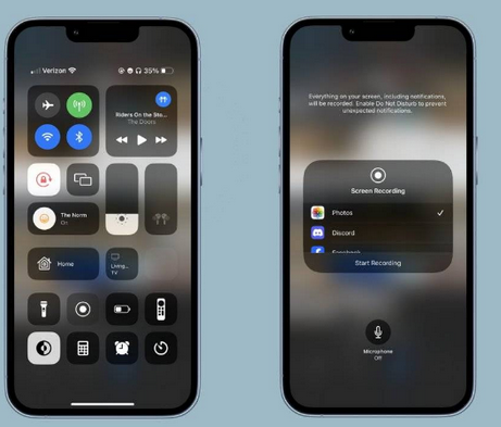 李沧苹果15维修分享iPhone15录制屏幕时如何录制音频 